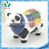 YSpp0002 Hand Printing Calf Shape Salt and Pepper Set With Creative Design thumbnail-1