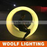 Outdoor Waterproof Wedding Theme Park Plastic LED Illuminated Swing thumbnail-5