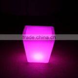 Led Square Flower Pot/Fashionable Rechargable Led Flower Pot/Large Led Flower Pot thumbnail-2