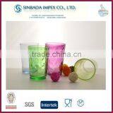 SGS Inspection New Arrived Popular Color Focus Wholesale Glass Tumbler thumbnail-1