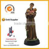 12 Inch Antony With Baby Polyresin Religious Statues Wholesale thumbnail-2