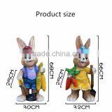 Animal Garden Sculptures Lawn Decoration Lovely Rabbit Statue thumbnail-6