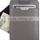 Italian Leather Ultra Thin Card Holder Slim Card Sleeve Wallet With RFID Protection thumbnail-4