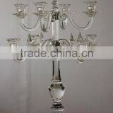 Jingyage Wedding Crystal Candelabra Classic Cylinder Hurricanes thumbnail-1