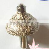 High-quality Vacuum Brazed Diamond Profile Wheel / Vacuum Brazed Diamond Engraving Bits thumbnail-1