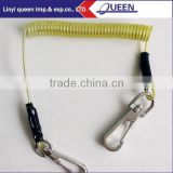 Good quality retractable tool lanyard with different types of hook custom from China at wholesale price