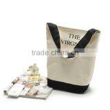 Promotional Cotton Canvas Large Capacity Shopping Tote Bag With Single Handle,Customized Silkscreen Printing Logo Tote Bag thumbnail-3