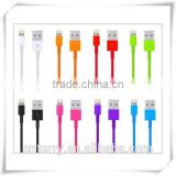 Micro colorful USB phone cable for iPhone and Samsung