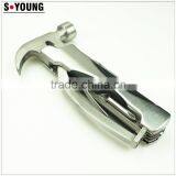91020 6 Inch Multi Tool Stainless Steel Hammer Multifunction Foldable Portable Combination Tool Clam thumbnail-4