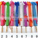 Chinese Style Silk Parasol With Flower Painting thumbnail-5