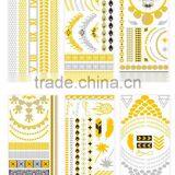 MCP001-006 Cheap Glitter Tattoo Paper Metallic Gold Removal 3D Temporary Tattoo Sticker thumbnail-1