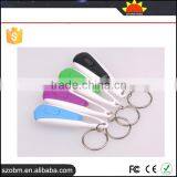 Promotion Custom Keychain Maker Mini Portable Plastic LED Keychain - White Light thumbnail-1