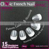 24pcs Set Lady Artificial False Nails Tips Color Edge Opposite French Fake Nail thumbnail-2