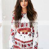 Custom Fashion Floral Print Two Piece Set Women Clothing Sexy Crop Top and Short Suits thumbnail-2
