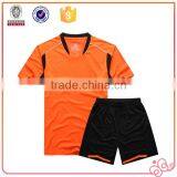 Dry Fit Interlock Soccer Uniform Wholesale New Season 2015 Soccer Uniform With Mesh thumbnail-1