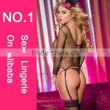 2014 Hot Manufacturer Quality Guarantee Design Women Sexy Full Body Stocking Sexy Schoolgirl Costume Sexy Bodystocking thumbnail-2