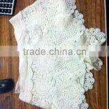 White Crochet Trousers thumbnail-3