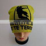 100% Acrylic Fashion Embroidery Beanie Hat thumbnail-5