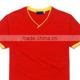 Wholesale Short Sleeve Custom Polo V-neck T-shrts for Summer thumbnail-1
