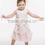 Lace Trimming Mommy And Me Outfits Family Matching Clothing thumbnail-3