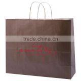 USA Made Solid Tinted Kraft Shopping Bag - Made of Natural Kraft Paper, Dimensions Are 16" x 6" x 13" and Comes With Your Logo. thumbnail-3
