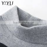 Newest Winter Women Stripe Color Block Turtleneck Cashmere Sweater thumbnail-5