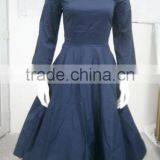 Vintage 1950's Rockabilly Swing Dress Vintage 50s Rockabilly Dress thumbnail-1