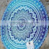 Walson Wholesale Drop Shipping Bohemian Wholesale Microfiber Print Beach Towel Cotton Round Donut Beach Towel thumbnail-3