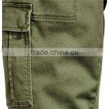 Womens Washed Khaki Green Cargo Pants Work Pants for Ladies thumbnail-5