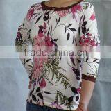 Ladies' Round-neck Cardigan,garment,print and Lace Sweater thumbnail-1
