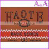 High End Ink Filled Deboss Embossed Garment PU Leather Labels for Jeans thumbnail-6