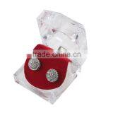 Customized Unisex 925 Sterling Silver Round Heavy Cartilage Hiphop Earrings Studs Jewelry Wholesale thumbnail-2