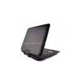 12V Black Swivel 14 Inch Portable DVD With USB SD Game MP3