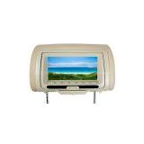 7 inch car headrest dvd player lcd screen with game+USB+SD+FM