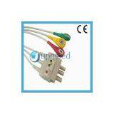 Nihon Kohden BR-019P 3 Lead ECG Cable and Leads for Patient Monitor thumbnail-1