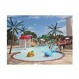 Mini Kids Aqua Park Equipment , Water Park Slides / mushroom