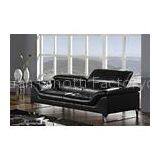 Black Luxury Leather Sofas thumbnail-1