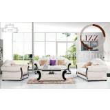 America Home Living Room Genuine Leather Sofa a. L. 098 thumbnail-1