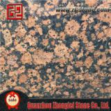 polished karelia red granite slab