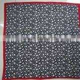 Red Simple Border Design 100% Cotton Manufacturers