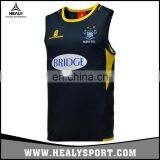 High Quality Silk Screen Printing Surridge Breathable Fashional Basketball Player T-shirt thumbnail-1