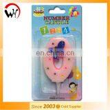 EN71 Number '0' Butterfly Birthday Candle Wholesale Candle