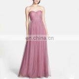 Column Strapless Gown Beautiful Lady Tube Top Dress Women Ladies Long Tube Dress thumbnail-4
