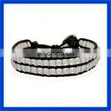 New 2014 New Fashion Leather Cord Wrap Bracelet TPCL130 thumbnail-1