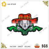 Iron on Cool Skull Custom Stick-on Embroidered Patches for Garment thumbnail-1