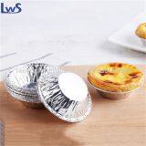 Disposable Egg Tarts Mold Round Aluminum Foil Pie Mould for Steamed Cupcake Rice Cakes Tartlets Small Baking Tools thumbnail-2