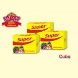 SUPER brand 10g vegetable bouillon cube/stock cube/seasoning cube