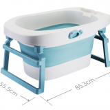 Good Quality Bathtub Plastic Portable Baby Kids Bathtub With Seat thumbnail-5