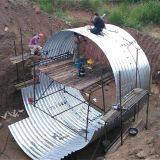Arch Corrugated Galvanized Culvert, Corrugated Steel Plate Section Waterdrainage Pipe for Irrigation Supply and Drainage Pipes thumbnail-4