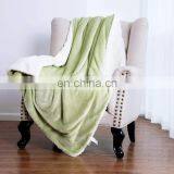 Best Seller in Usa Knitted Warm Soft 100% Polyester Flannel Sherpa Fleece Throw Blanket for Winter China Suppliers thumbnail-1
